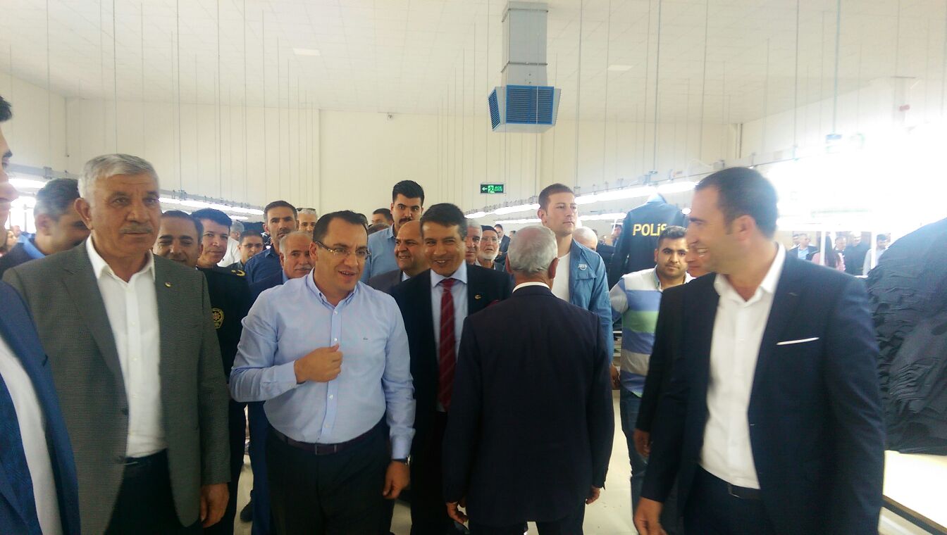 kahta osb de karahan tekstil in acilisi yapildi