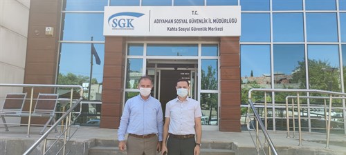 KAYMAKAMIMIZ SGK İLÇE MÜDÜRLÜĞÜNE ZİYARET GERÇEKLEŞTİRDİ